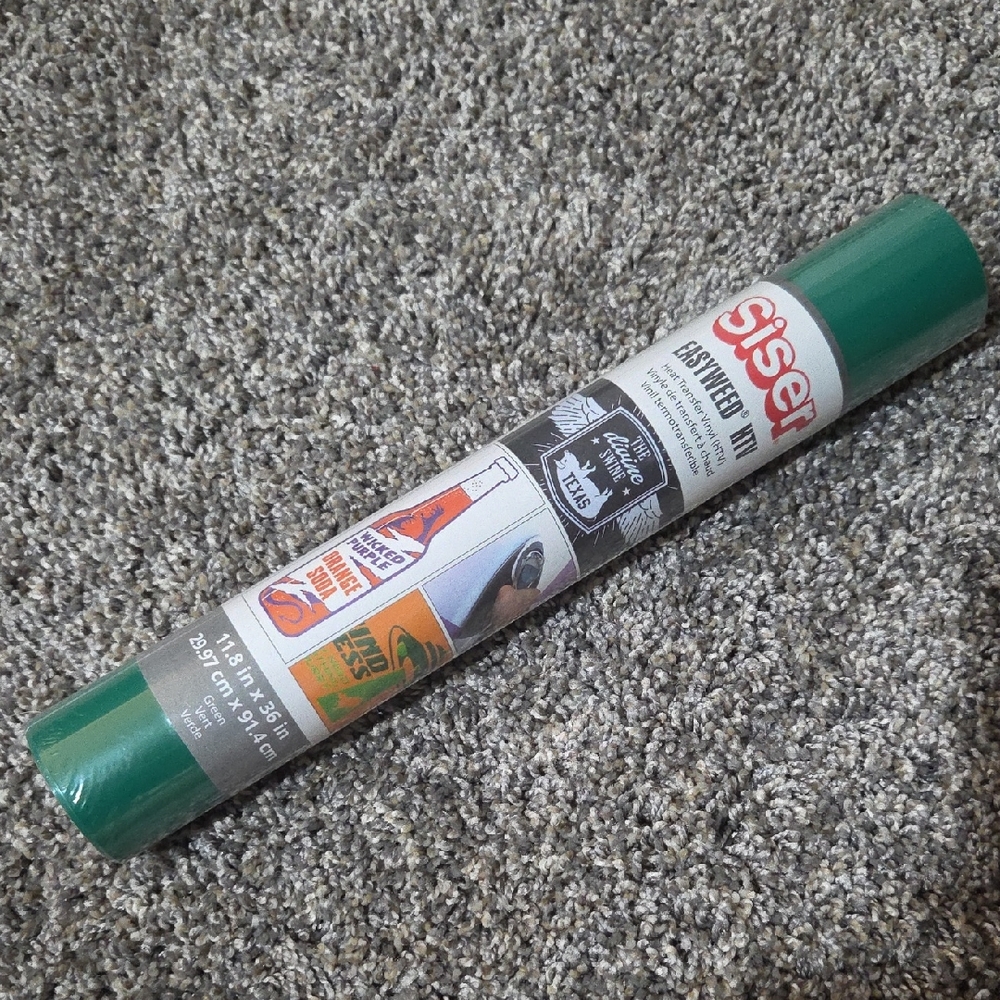 EasyWeed Heat Transfer Vinyl - Green / Holiday / Christmas, for Cricut use